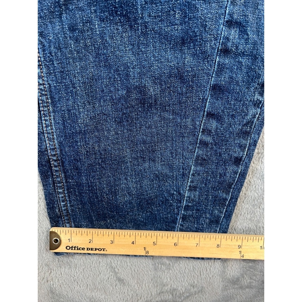 Old Navy High Rise Barrel Leg Jeans Womens 10 30x26 Blue Denim Wide leg - Picture 6 of 11